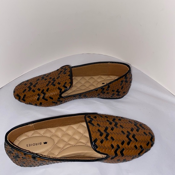 NWOB Birdies The Starling Loafer In Leather Basket Weave Sz Women’s 8 - Picture 12 of 12